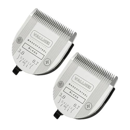 [2 Pack] 5-in-1 Replacement Clipper Blade, Detachable & Adjustable Dog Grooming Blade Compatible with Wahl Arco, Bravura, Chromado, Creativa, Figura, Motion & SuperGroom (Silver) - color: Silver, size: 2 Pack