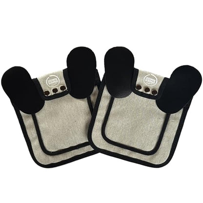 DOWN UNDER OUTDOORS 2 Medium-Large Chicken Saddles (Insulated Light Gray) - color: Insulated Light Grey