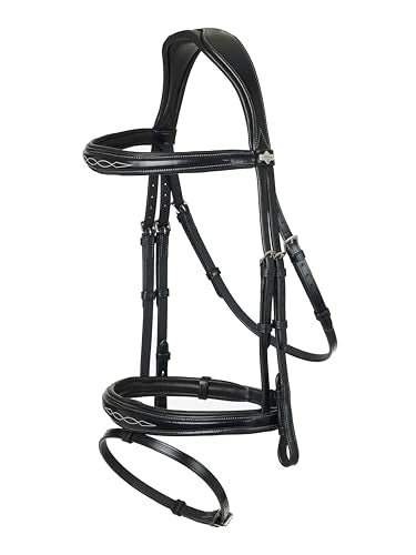 LeMieux Kudos Competition Flash Bridle - color: Black, size: Full