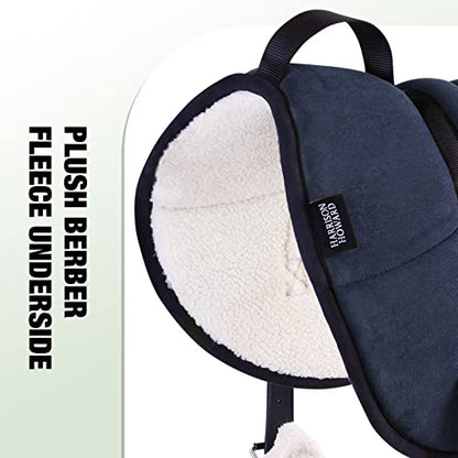 Harrison Howard Equestrian Saddle Pad Horse Riding Pad Bareback Pad with Girth - color: Navy