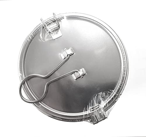 Commercial Grade D 3.9" X H 5.3" Genuine Stainless Steel 18/8 Perforated Strainer - One Touch Lock System - Restaurant & Home Use