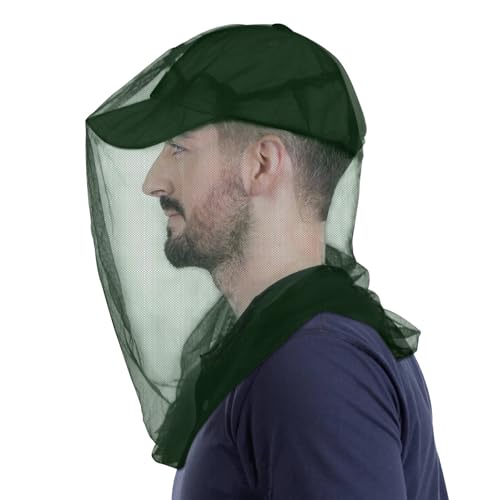 South to East Mosquito Head Net for Insect 2 Pack, Fly & Bug Protection - color: Green