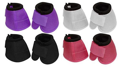 Showman Large 1680 Denier Heavy Duty No-Turn Bell Boots - color: Black