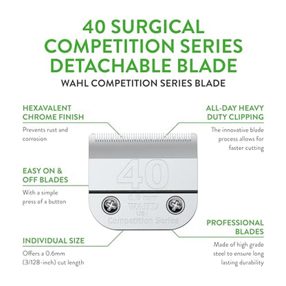 Wahl Professional Animal Competition Blade, 2352-100, 40 - size: 40