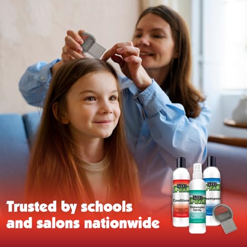 Nit Free Lice Care Kit, Comb, Shampoo, Conditioner, Detangling Spray Set