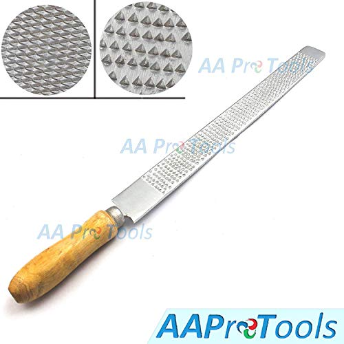 Professional Vet Farrier Tool Equine Horse Shoe Hoof Rasp Wood Handle