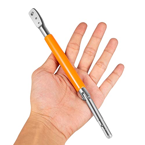 3 Hole Wire Twister Multi-Functional Bender High-tensile Wire Tool Twisting Tool Fencing Tool for Fixing Fence Wire and Wire Clip(Orange) - color: Orange