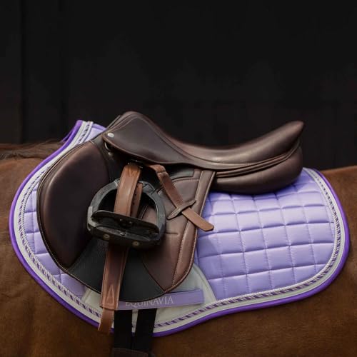 Equinavia Copenhagen Stay Put All Purpose Saddle Pad | Horse - color: Lavender, size: Pony