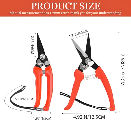 Goat Hoof Trimmers,Professional Hoof Care Trimming Shears Nail Clippers for Sheep,Goats,Alpaca,Lamb,Horse,Pig Hooves Multi-Purpose Pruning Versatile Steel Trimmer for Twig and Floral Scissor Tool