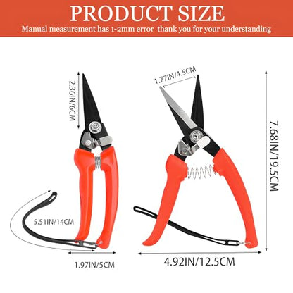 Goat Hoof Trimmers,Professional Hoof Care Trimming Shears Nail Clippers for Sheep,Goats,Alpaca,Lamb,Horse,Pig Hooves Multi-Purpose Pruning Versatile Steel Trimmer for Twig and Floral Scissor Tool