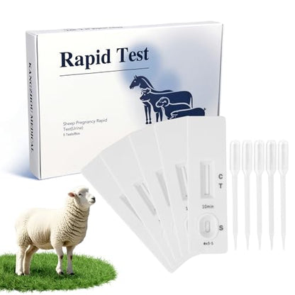 Sheep/Goat Pregnancy Test –5 Pack Ewe Pregnancy Urine Test Strips