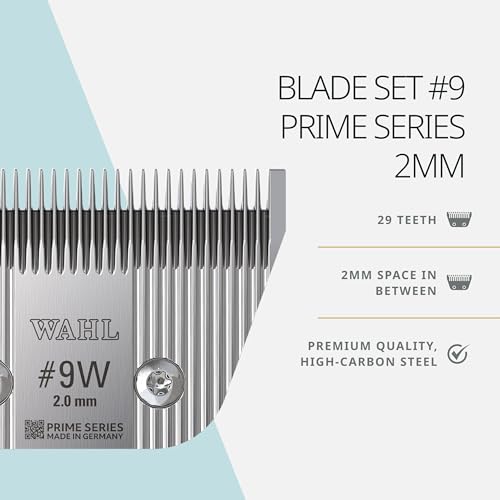 Wahl Pro Animal Wide Prime Series Blade, 2.0 mm, #9W - size: #9W