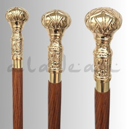 Walking Cane - Handmade,Wooden, Ergonomic, Stylish - Canes for Men, Cane for Women - Elderly Walking Sticks for Seniors, Unique, Wood - style: Victorian Knob