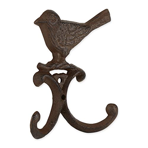 DII Cast Iron Decorative Wall Hook Set, Bird, 2 Count - size: Bird