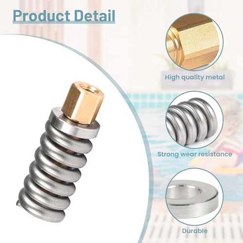 DEX2420JKIT DEX2400JN Brass Sleeve Nut Assembly Replacement PartsforHayward | Replacement for Hayward Filter Tank Clamp, Filter Housing Replacement Parts with Spring & Metal Washers