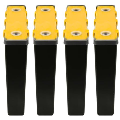 4 Pack 3.5L Bee Hive Feeder, Bee Frame Feeder, Deep Frame Water Feeder, Bee Feeder for Beekeeping Supplies Equipment Tools (Yellow, 4 Pack 3.5L) - color: YELLOW, size: 4 Pack 3.5L