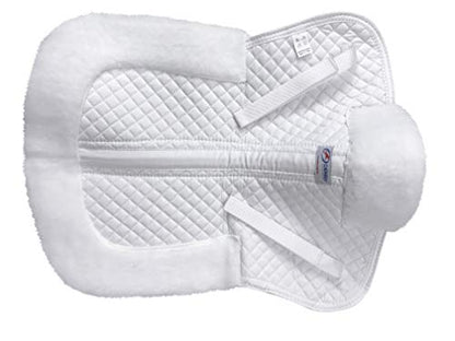 Derby Originals Fleece Lined English Half Saddle Pad