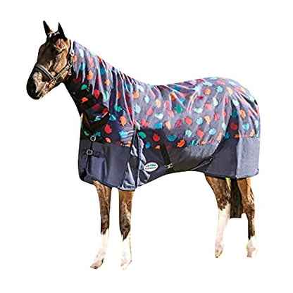 WeatherBeeta ComFiTec Essential Standard Neck Medium, Navy/Silver/Red, 72" - color: Navy/Silver/Red, size: 72"