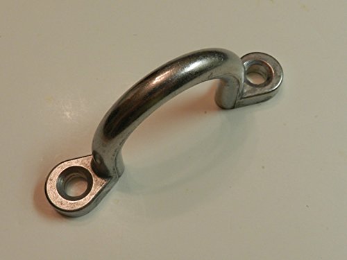 (2) Trailer Tie Loop 2" I.D. Aluminum Bolt-On Lashing Rope Tie Down Ring Horse