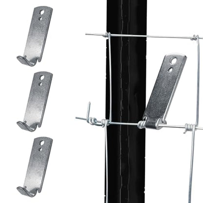 Fence Wire Twister for T Post Clips, Barb Wire Twisting Tool for Fencing Wire, Stainless Steel (2 Pack) - size: 2 PACK