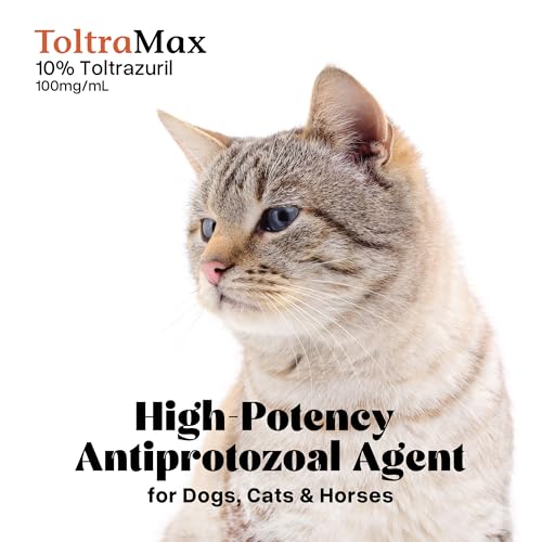 Toltrazuril 10.0% for Horses, Dogs, Cats, 60mL/2 Ounce, for Non-Food Chain Animals - size: 10% Strength | 60mL/2 Ounces