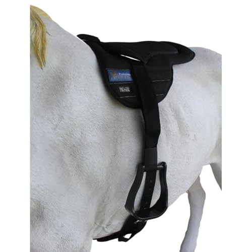 Horse Western Lightweight Neoprene Padded Bareback Saddle Pad 39186 - color: Black, size: Pad: 24" L x 36" W