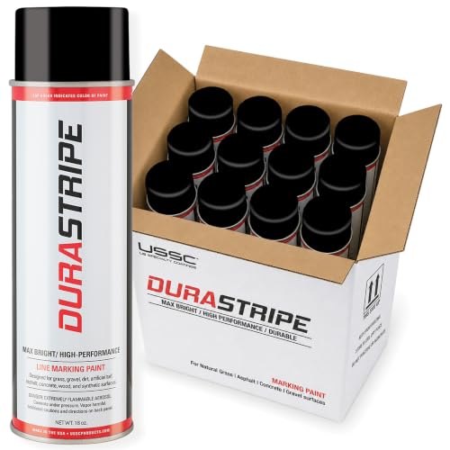 Athletic Field Marking Paint (Black) 12-18oz Cans Per Case - color: Black