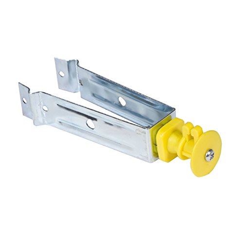 Zareba Chainlink Insulator for Electric Fencing - 10 Insulators Included - Heavy Duty, Durable - For Chain Link Fence - Yellow for Easy Visiblity - ICLXY-Z, 10 Pack - size: 1 Bag