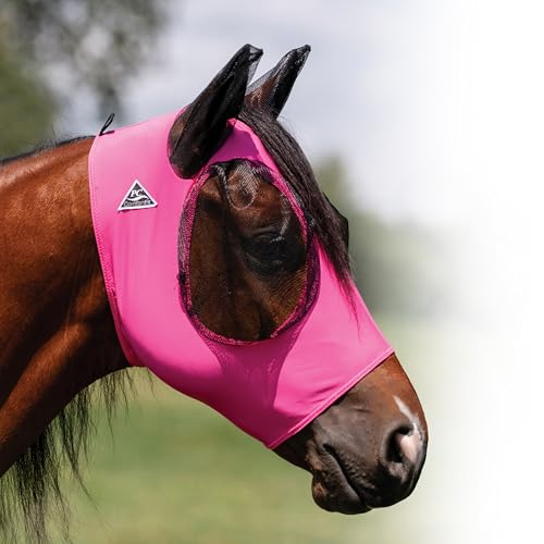 Professional's Choice, Comfort Fit Fly Mask, Pink, Pony - color: Pink, size: Pony