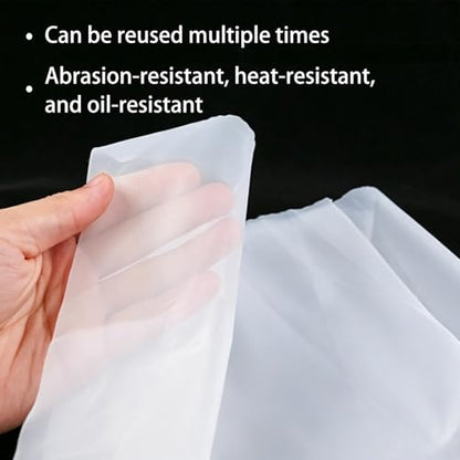 3 Pcs Nylon Mesh Fabric, 39.37 X 39.37 Inch Fine Mesh Fabric Sheet, Reusable Strainer Cloth for Milk Wine Juice (200 Mesh)