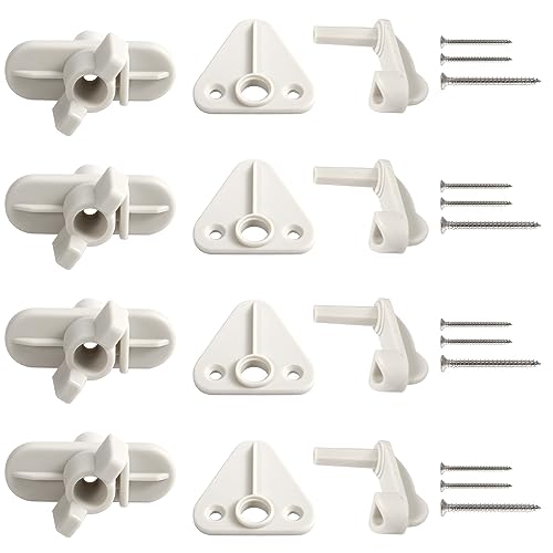 NQEUEPN 4pcs Pontoon Gate Latch Replacement Kit