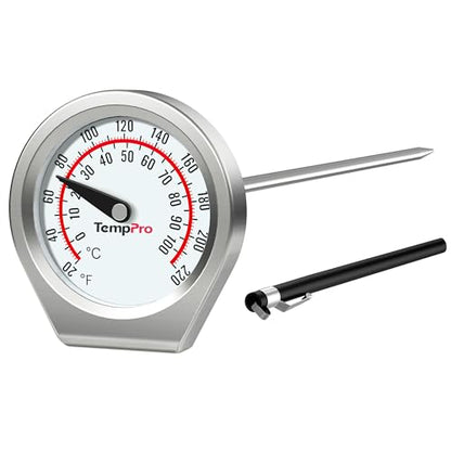 TempPro Dial Instant Read Meat Thermometer for Cooking - size: Analog