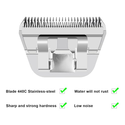 5FW blades dog grooming Compatible with Andis,Oster A5,Wahl km10 Clippers - color: 5FW-2PCS