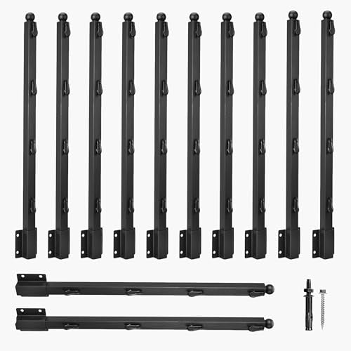 18-Pack 31" Fence Post Extender Heavy Duty Barbed Wire Extension Arms - color: Set 18, size: 0 Degree