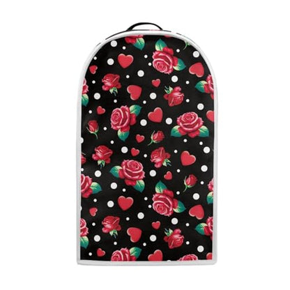 Blender Covers, Rose Waterproof Appliance Cover with Hanging Loop Comfortable and Anti Water Fabric Foldable Protective Cover - color: Fashion Rose