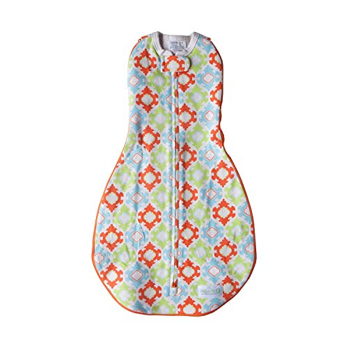 Woombie Grow with Me Baby Swaddle, Convertible Swaddle Fits 0-9 Months, Expands to Wearable Blanket for up to 18 Months, Mandala Multi - color: Mandala Multi, style: Grow With Me