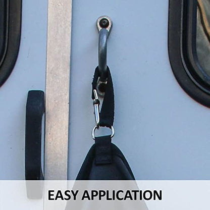 Dura-Tech Scratchless Trailer Bucket Bag | Easily Hang Buckets Easy Application | Durable 1200D Material | Versatile Use | Color Black