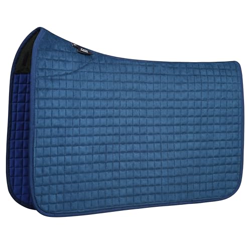 Tackmore All-Purpose Square Quilted Western Saddle Pad, Horse Saddle Pad - color: Turquoise