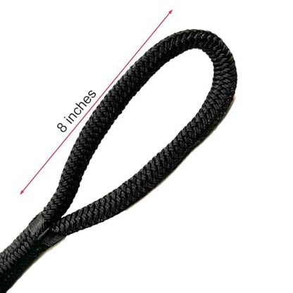 Horse Lead Rope, Double Braided Nylon Horse Lead Line, Lead Rope for Horses with Quick Halter Attachment, Soft Comfort Grip, Barn Horse Tack for Daily Use & Showing (1/2" X 15ft)