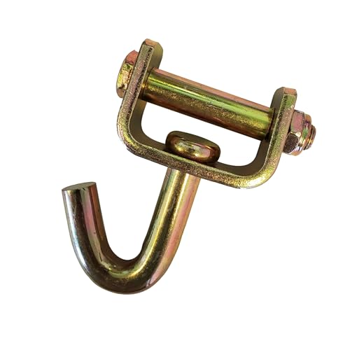 50 Pack 2" Swivel J Tow Hook Heavy Duty Replacement for Tie Down Straps - size: 50 - Pack