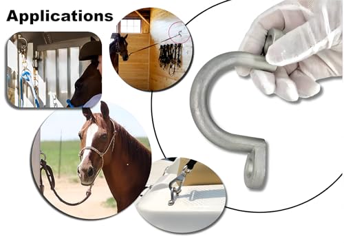 2" I.D. Aluminum Bolt On Tie Loop Horse Trailer Rope Lashing Tie Down Ring