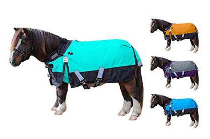 Derby Originals Nordic-Tough 1200D Heavyweight Mini Horse & Pony Turnout Blanket – Waterproof, Reflective, 300g Insulation, Triple-Layer Design, 210T Lining, 2-Year Warranty