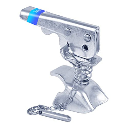 Trailer Coupler Latch 2 Inch 5000 lbs with Safety Chain | Rust Resistant Zinc-Plated Steel Lock Kit for Secure Boat, Camper and Utility Trailer Towing - size: 2" 5,000 lbs with Chain