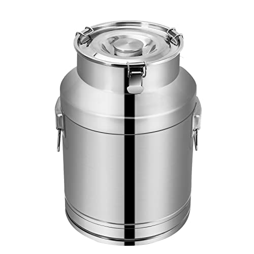 Fulgutonit Milk Can 28L/7.8 Gallon Stainless Steel Milking Jug Container