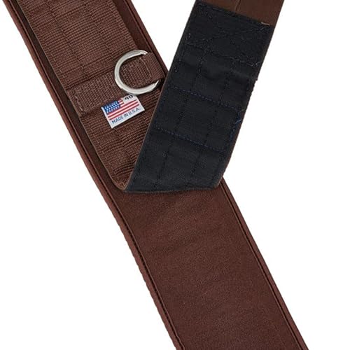 PROFESSIONAL'S CHOICE VenTech English Ventilated Horse Girth - color: Chocolate