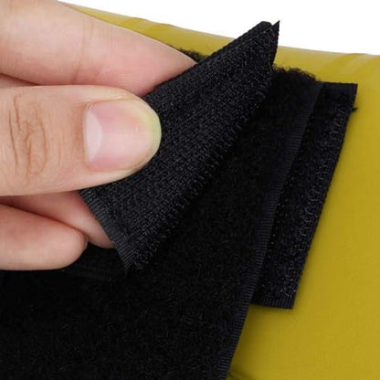 2 Pack Horse Support Boots, Light Open Front Jumping Tendon, Adjustable Horse Tendon Protection Damping for Jumping Trail Riding (22.00 * 20.00 * 5.00-Yellow) - size: 22.00*20.00*5.00