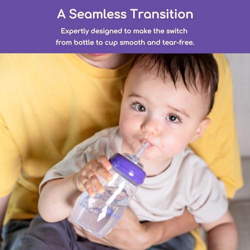 CHUBBIEE Straw Sippy Nipples Compatible with Lansinoh Bottles, 4-Pack - color: Sippy Straw