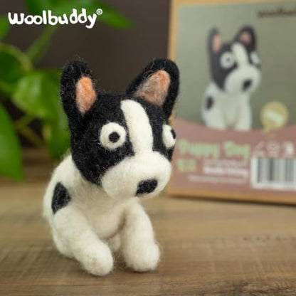 Woolbuddy Needle Felting Starter Kit (Puppy) for Beginner & Adult with Tool - color: Puppy