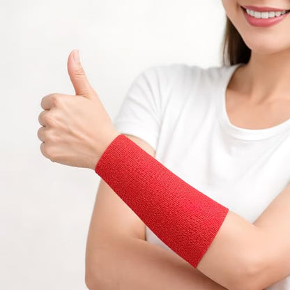 45 Pack Self Adhesive Bandage Wrap, 4" x 5 Yards Cohesive Bandage