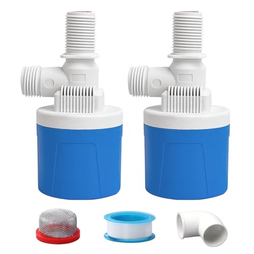 2 Pack 1/2" Water Float Valve For Water Tank Water Trough Pool Livestock - size: 1/2" Top Inlet (2 Pack)